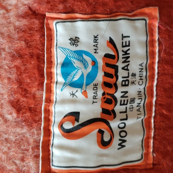 Vintage 100% camel wool  blanket - Picture 2 of 7